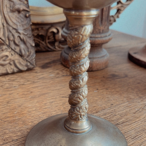Antique Silver Champagne Goblet