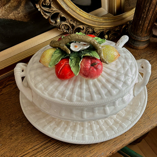 Vintage Garden Harvest Soup Tureen