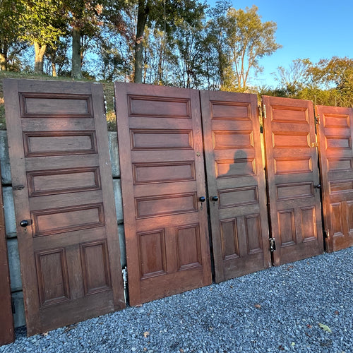 Antique Solid Wood Raised Panel Doors