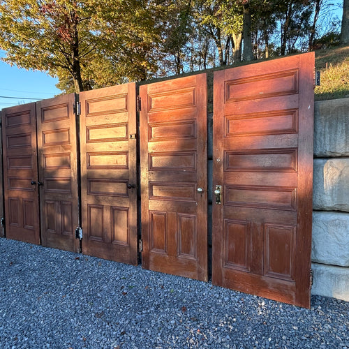 Antique Solid Wood Raised Panel Doors