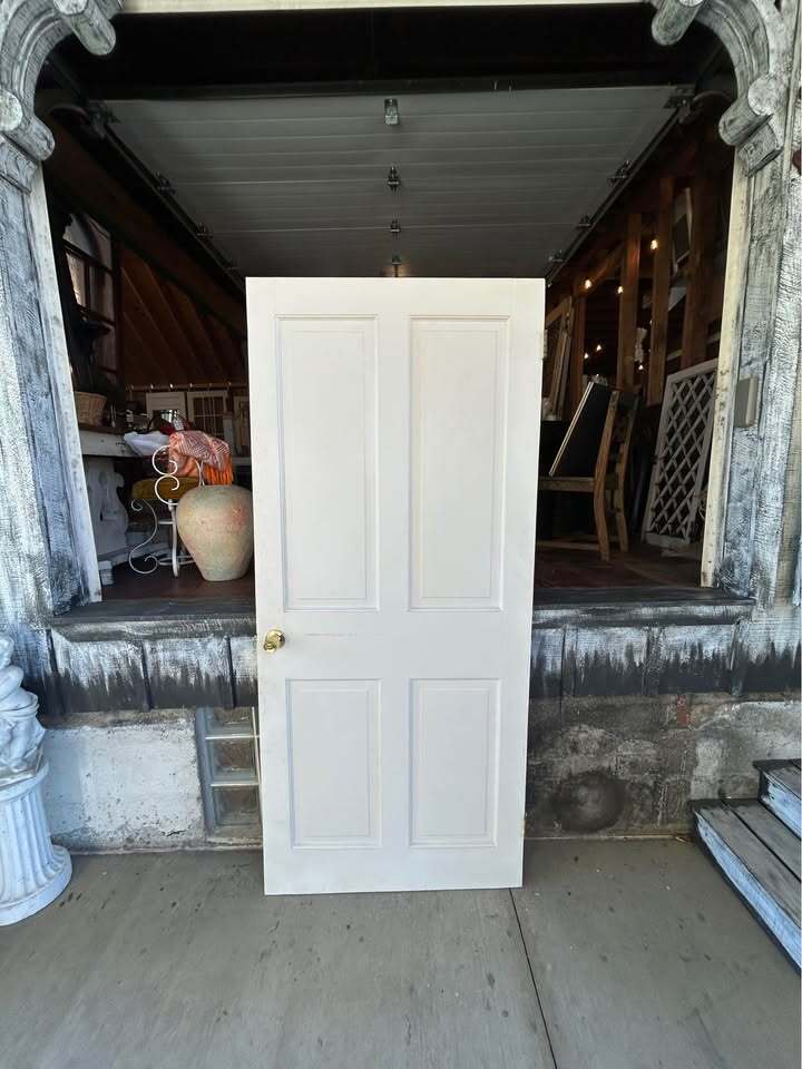 White 4-Panel Interior Door