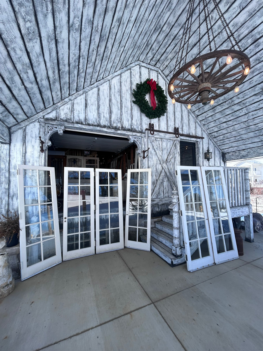 Antique 1896 Juliet Balcony French Doors