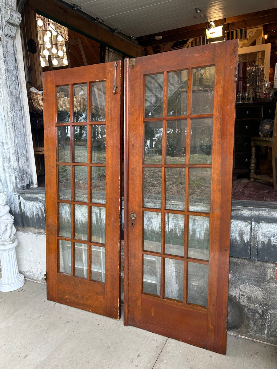 60” Antique French Doors