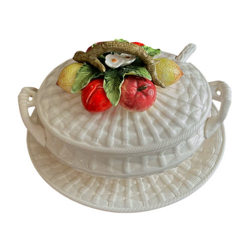 Vintage Garden Harvest Soup Tureen