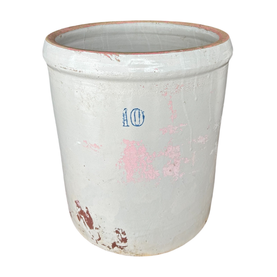 Antique 10 Gallon Red Wing Crock