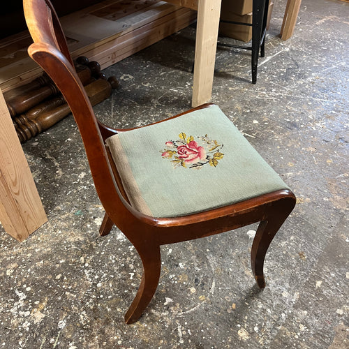 Antique Lyre-Back Chair