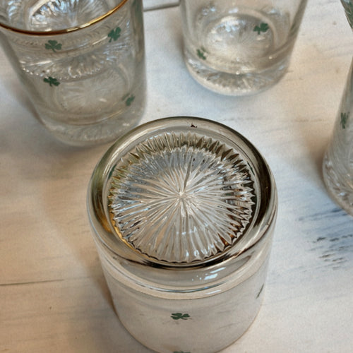 Vintage Shamrock Glassware