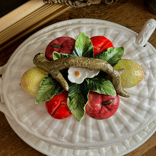 Vintage Garden Harvest Soup Tureen