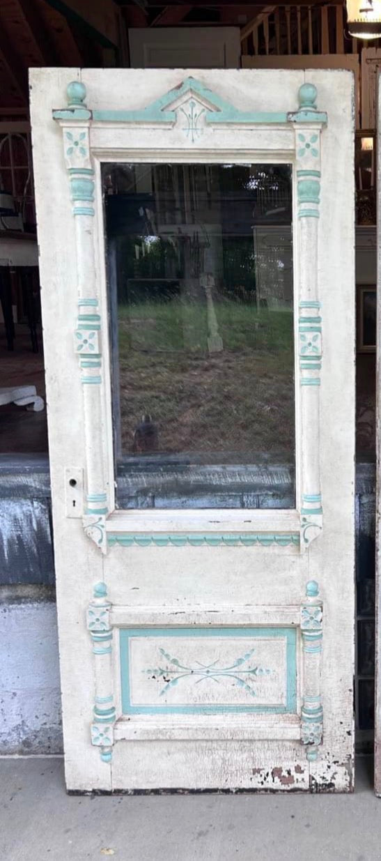 Antique Eastlake Victorian Style Door