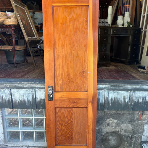 Two Panel Interior Door w/Glass Knob