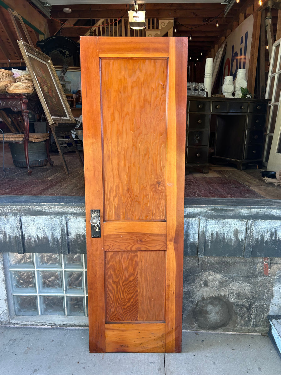 Two Panel Interior Door w/Glass Knob