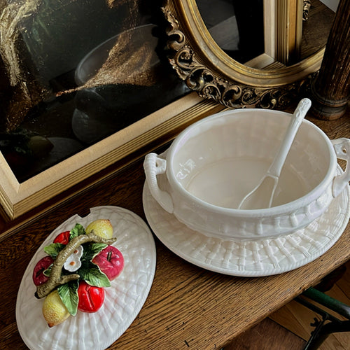 Vintage Garden Harvest Soup Tureen