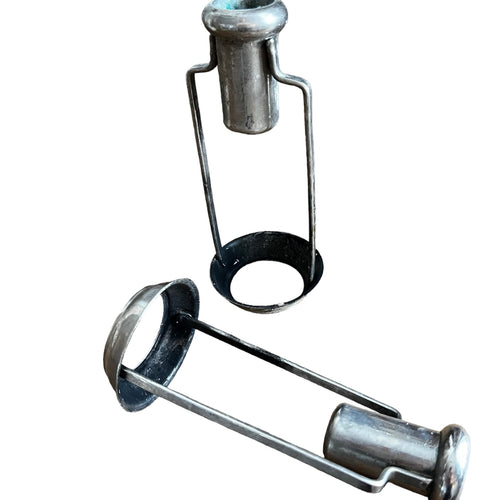 Vintage Silver Taper Candlestick Holders