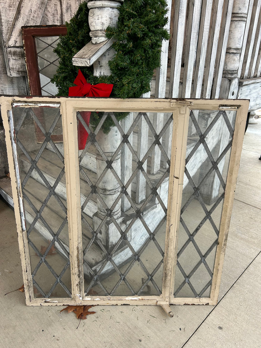 Antique Lead Glass Window