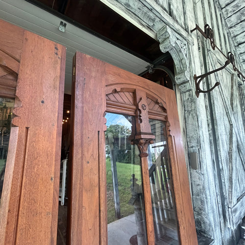 Custom Made Black Walnut Entry Doors