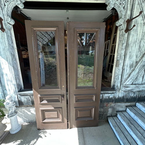 8ft Tall Antique Raised Panel Entry Doors