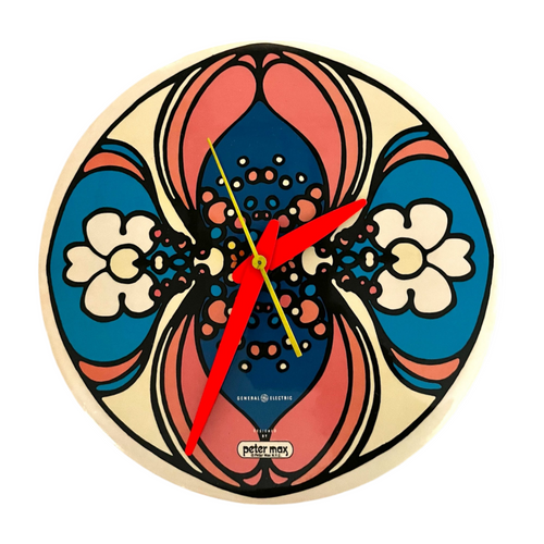Peter Max + General Electric Daisy Wall Clock