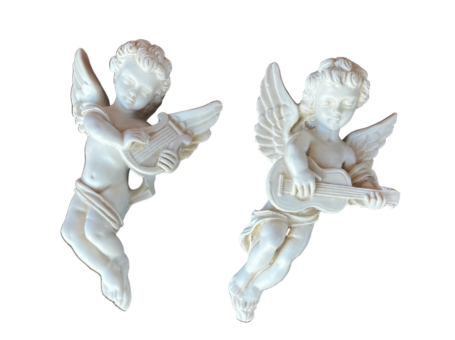 Set of Vintage Cherub Wall Hangings
