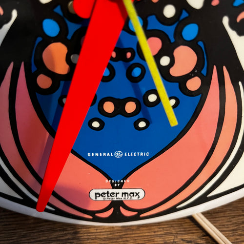 Peter Max + General Electric Daisy Wall Clock