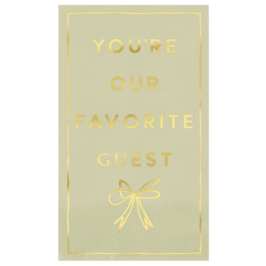 Paper Guest Napkins - You're Our Favorite Guest