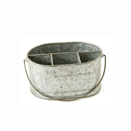 Galvanized Metal Caddy