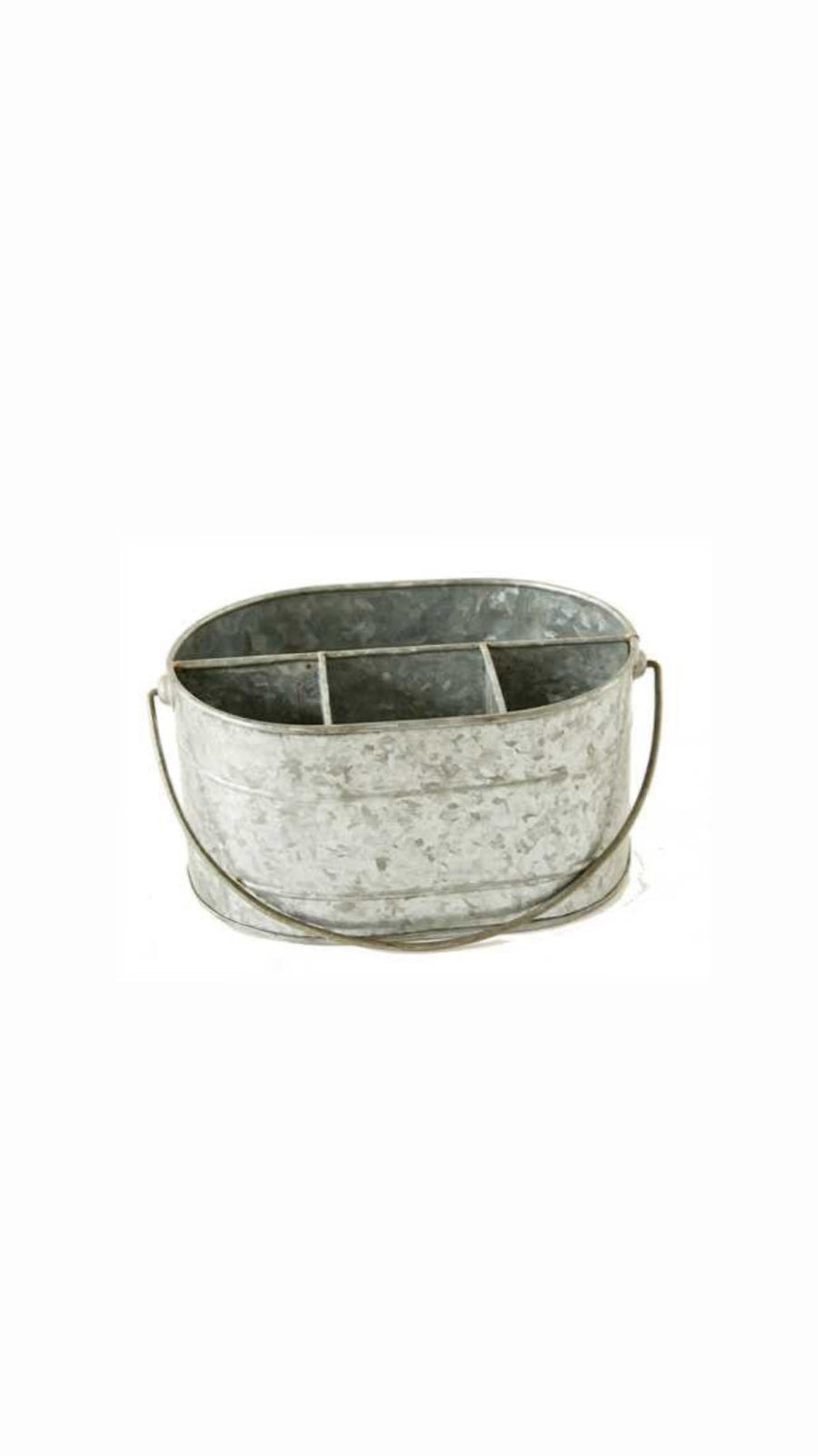 Galvanized Metal Caddy