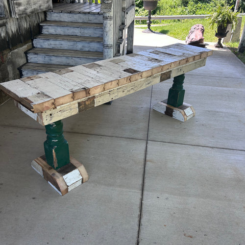One-of-a-Kind Handcrafted Farmhouse Style  Sofa Table