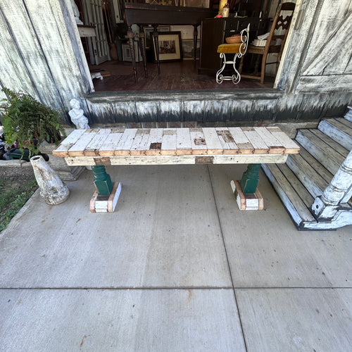 One-of-a-Kind Handcrafted Farmhouse Style  Sofa Table