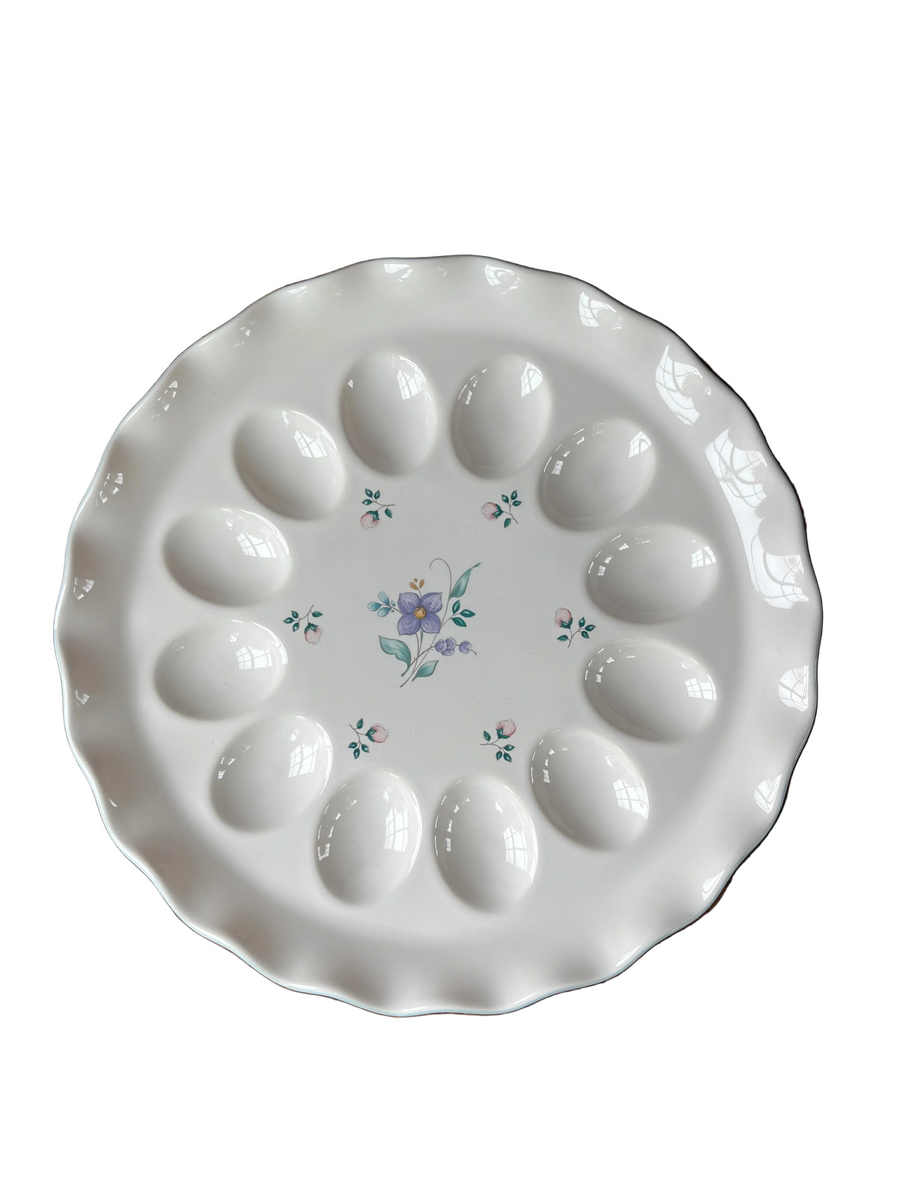 Vintage Pfaltzgraff Deviled Egg Ceramic Platter