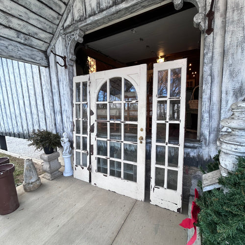 42” 1920s Beveled Glass Art Deco Entry Door w/Sidelights