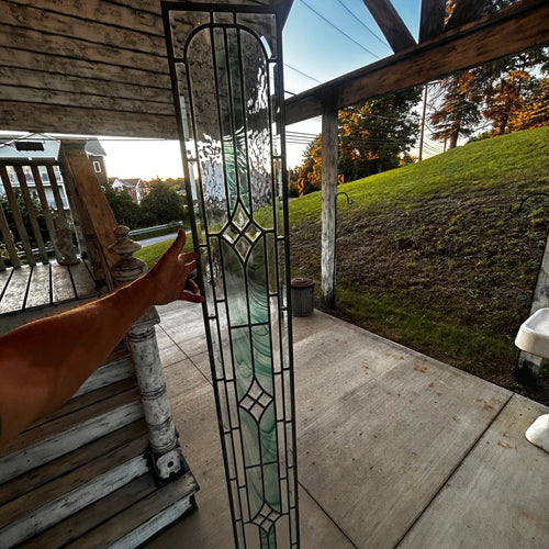 Leaded Stained Glass and Beveled Glass Sidelights