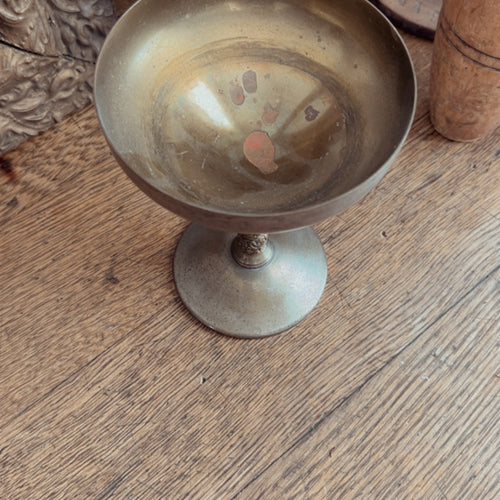 Antique Silver Champagne Goblet