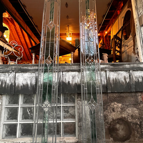 Leaded Stained Glass and Beveled Glass Sidelights