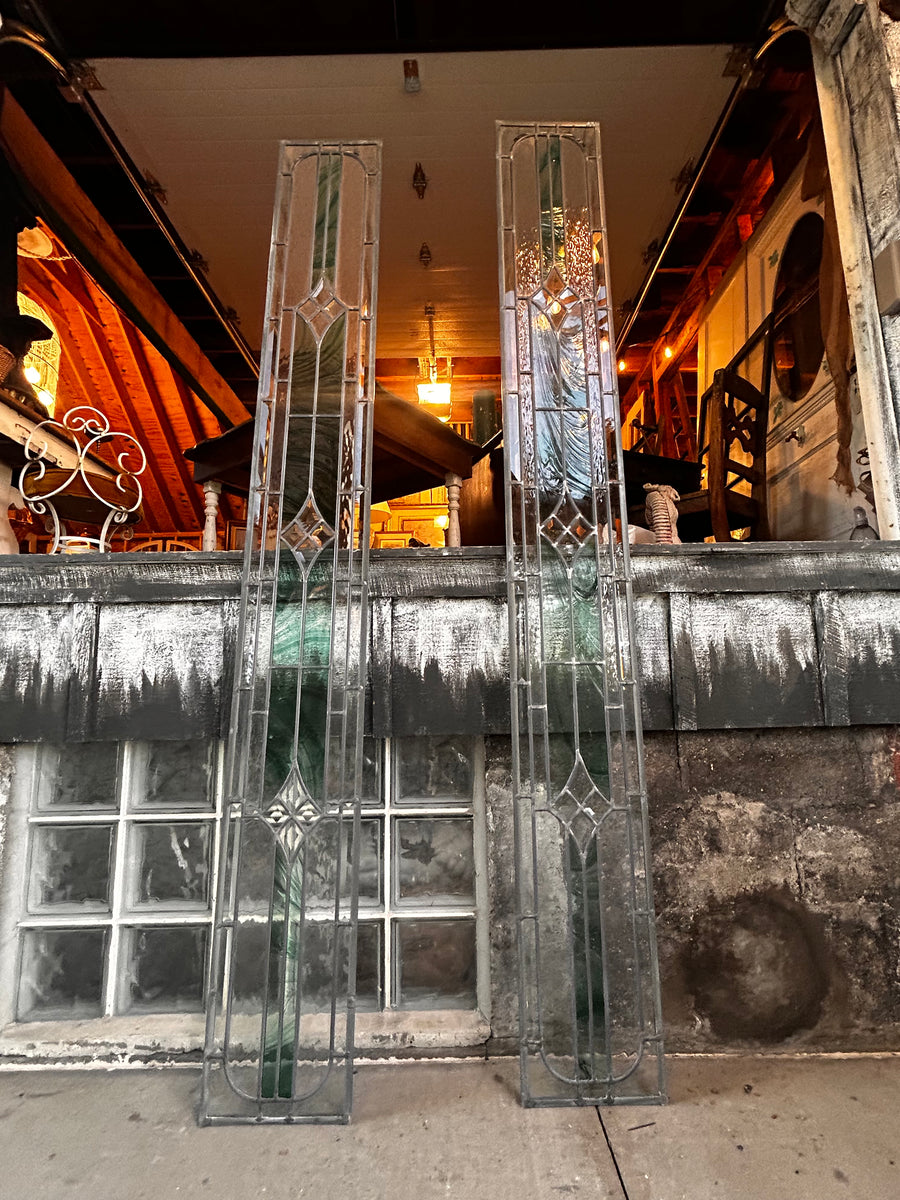 Leaded Stained Glass and Beveled Glass Sidelights