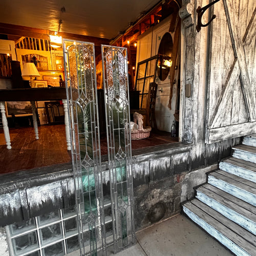 Leaded Stained Glass and Beveled Glass Sidelights
