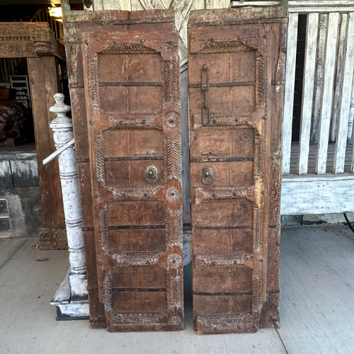 Hand Carved Doors w/Frame