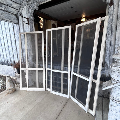 81” Tall Antique French Screen Doors