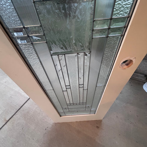 Beautiful 24” Simulated Leaded Glass Doors
