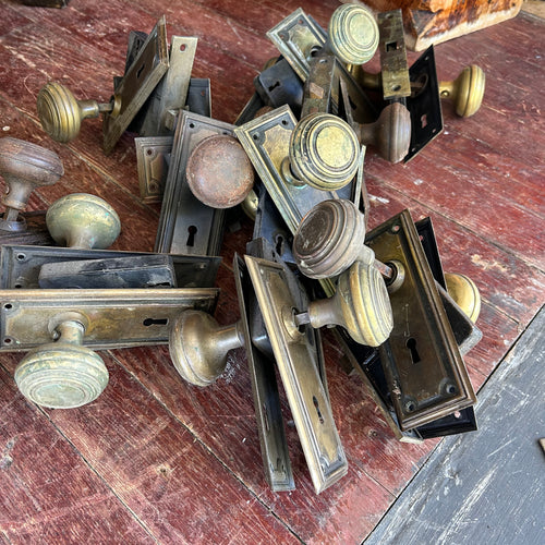 Antique Door Knobs with Mortis Lock