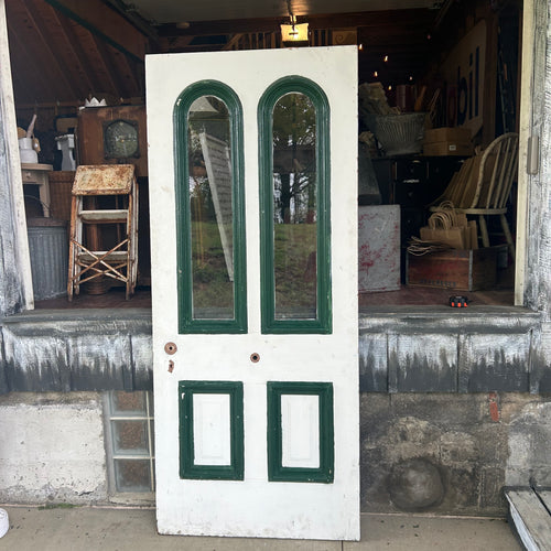 36” Antique Raised Panel Tombstone Door