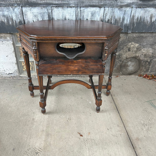 Antique Radio Table