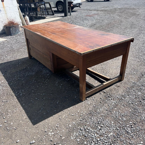 Antique Architect’s Flat File Drafting Table