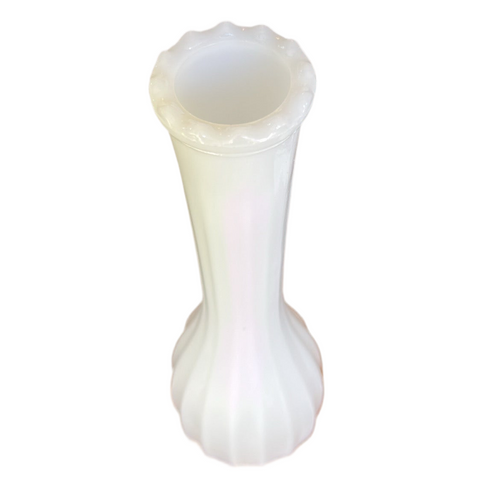 Vintage Milk Glass Bud Vase