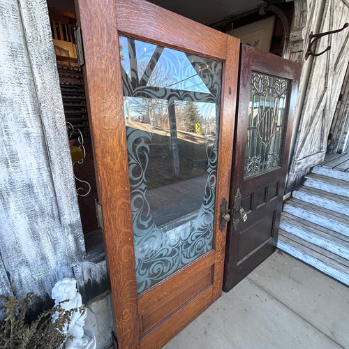 42” Antique Entry Doors