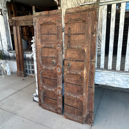 Hand Carved Doors w/Frame