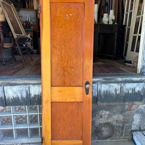 Two Panel Interior Door w/Glass Knob