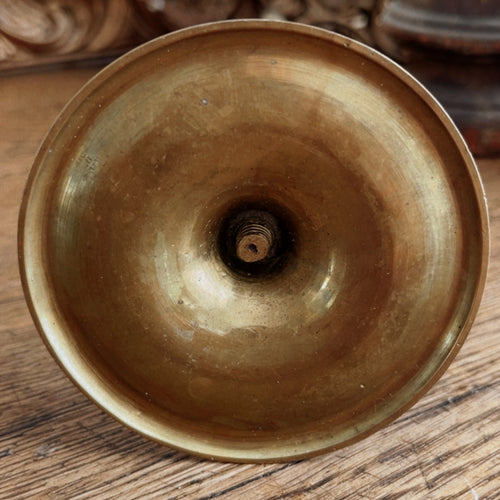 Vintage Ornate Brass Candlestick Holder