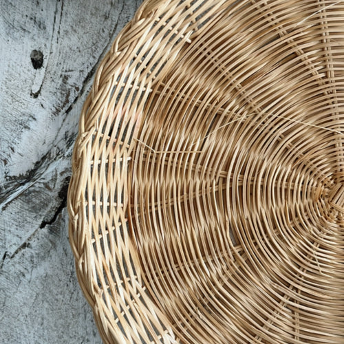 Vintage Wicker Paper Plate Holders/Wall Decor