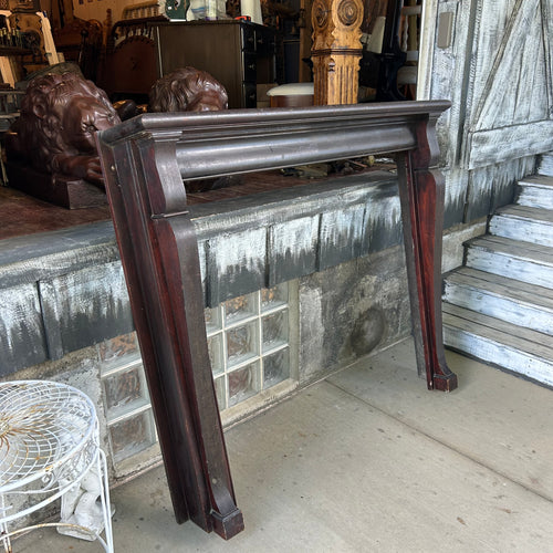 Antique Mahogany Fireplace Surround