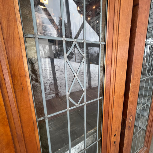 1920s Leaded Glass Door (Door on right has sold)